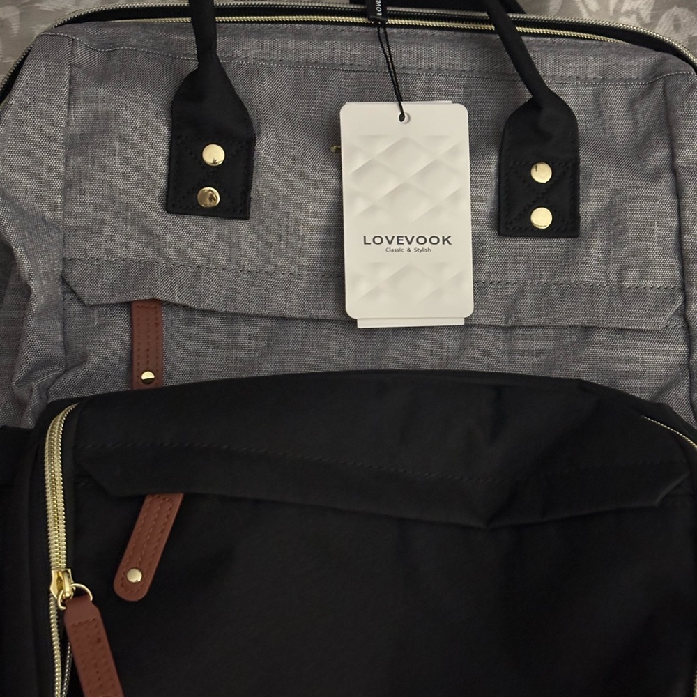 Black and Gray Men's Backpack